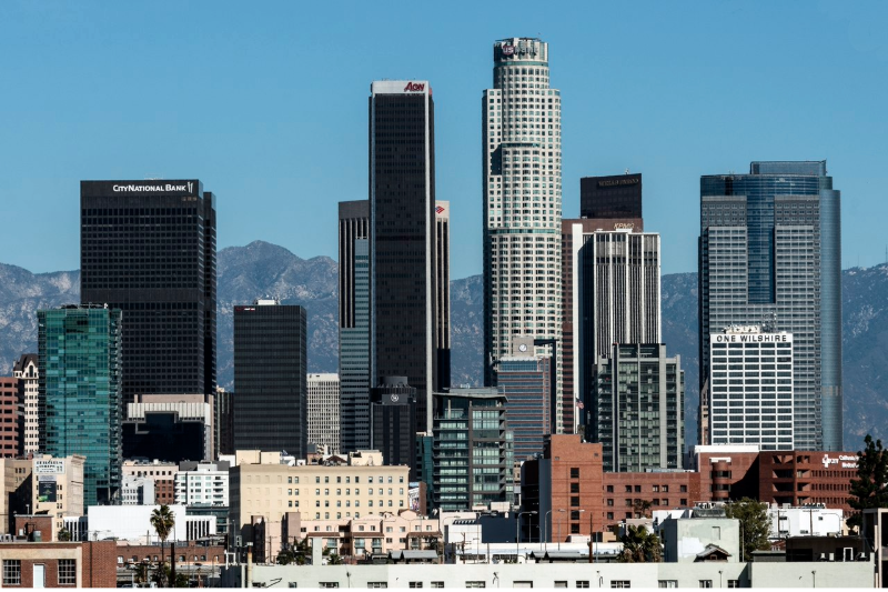 洛杉矶, CA skyline